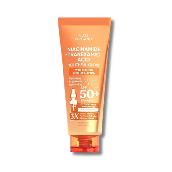 Luxe Organix Niacinamide Tranexamic Lotion (Orange)