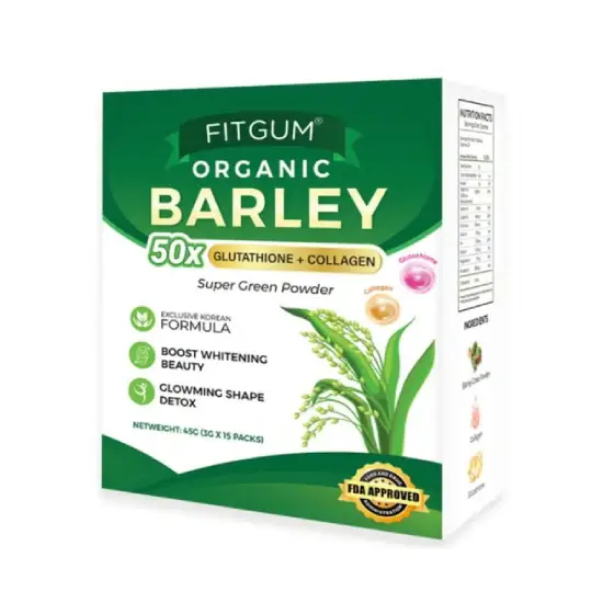 Fitgum Organic Barley Green Powder Drink