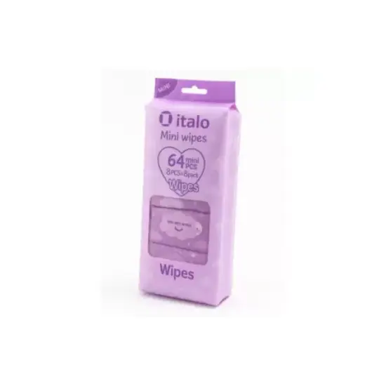 Italo Mini Wipes Purple