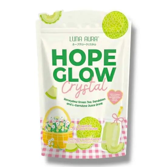 Luna Aura Hope Glow Crystal Honeydew Green Tea