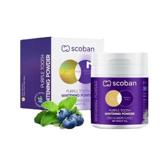 Scoban Purple Tooth Whitening Powder