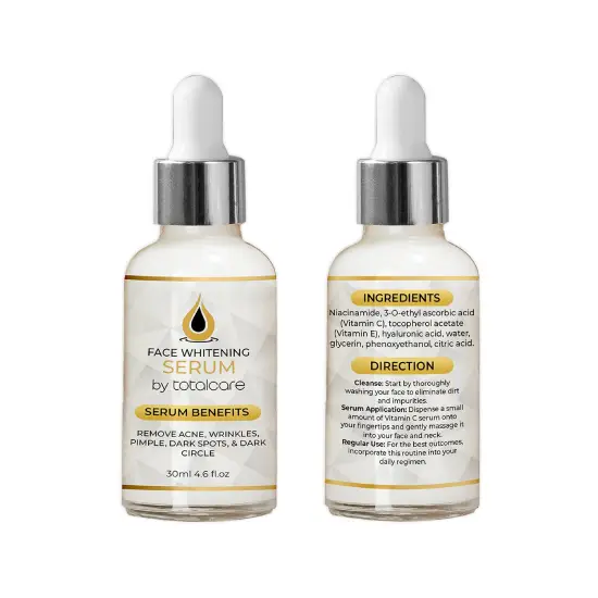 Whitening face serum
